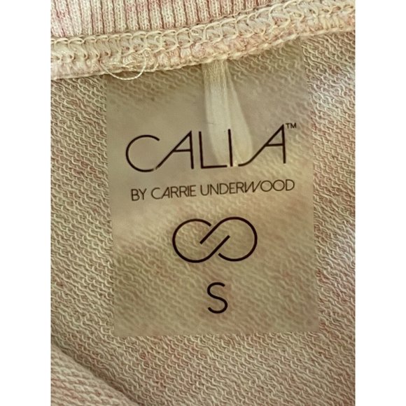 Calia Light Pink Effortless V-Neck V-Back Cutout Back Pullover S WAX31062H - Picture 3 of 8